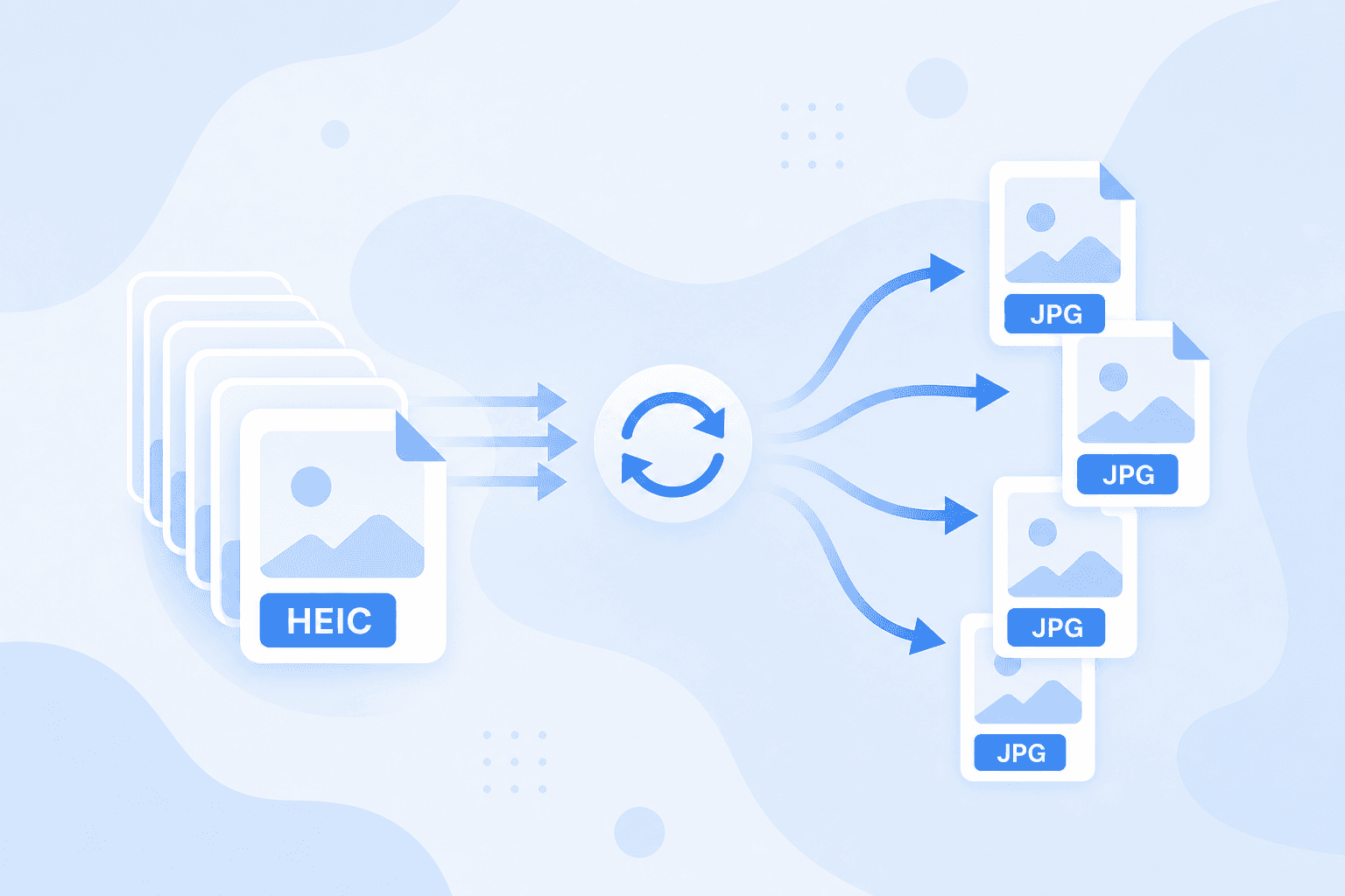 Иллюстрация: Массовая конвертация HEIC в JPG: как обработать много фото