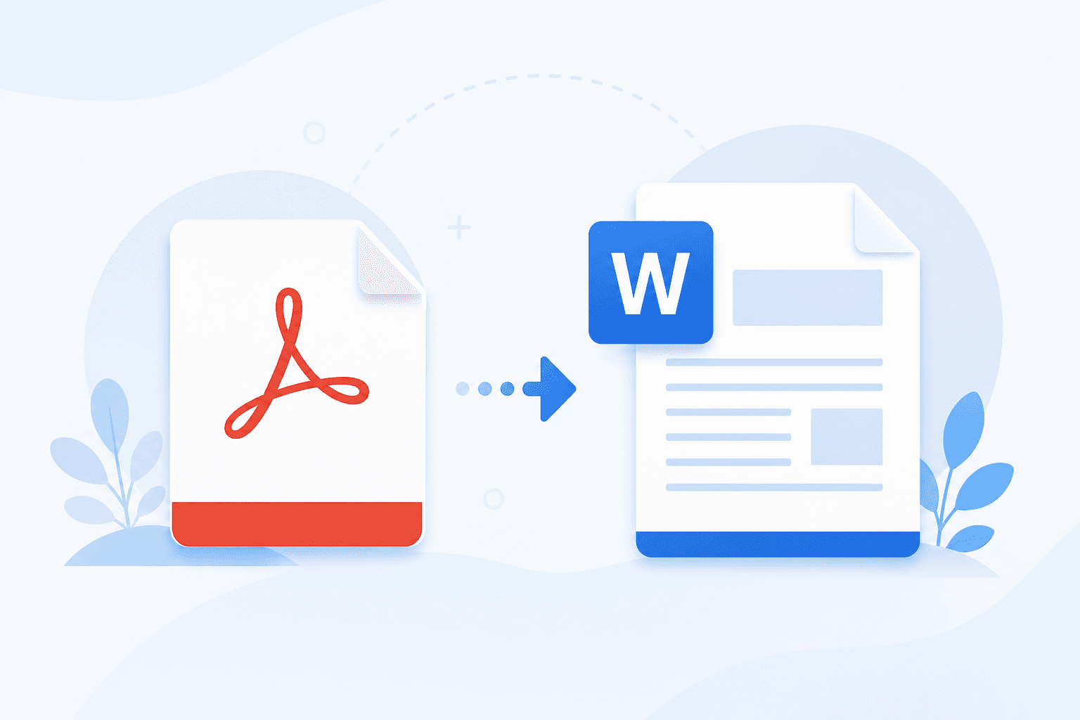 Конвертация PDF в Word DOCX онлайн