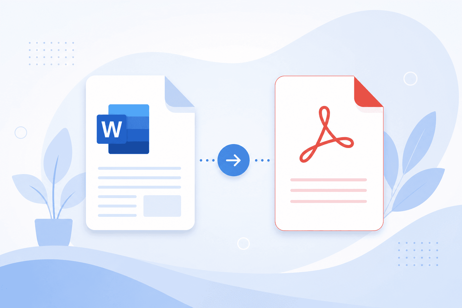 Конвертация Word DOCX в PDF онлайн